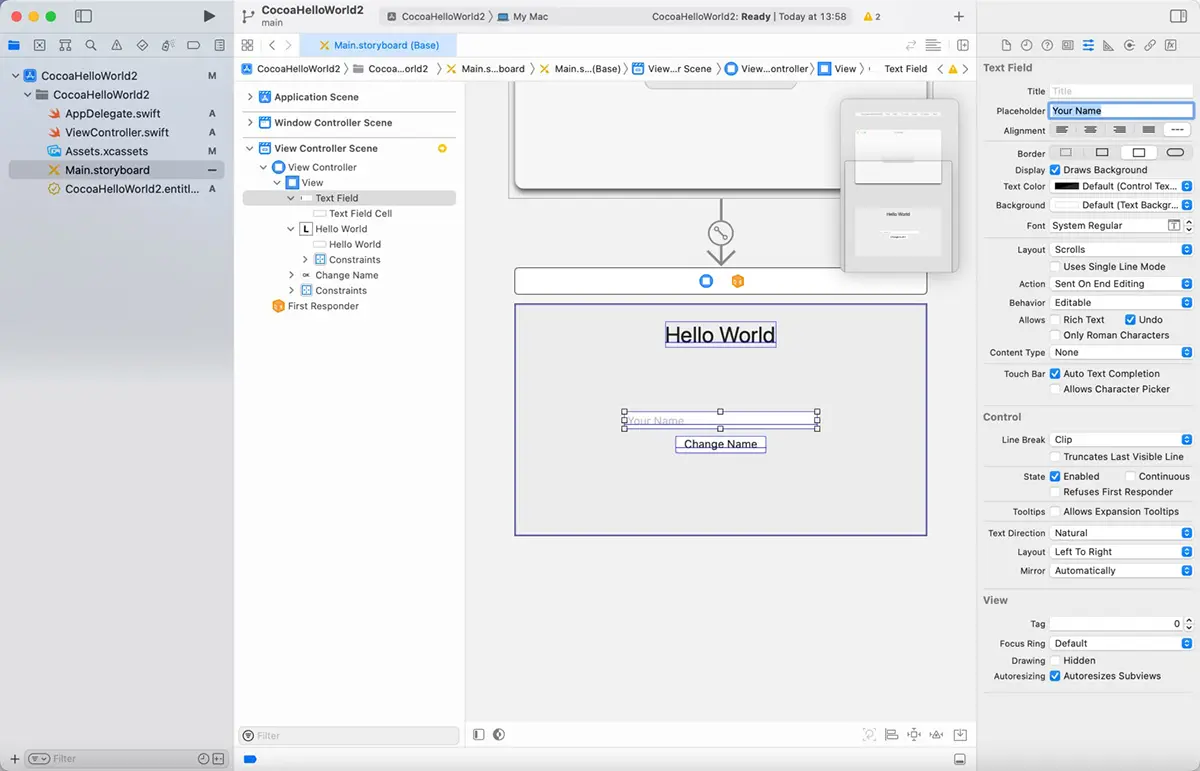 Placeholderを設定する