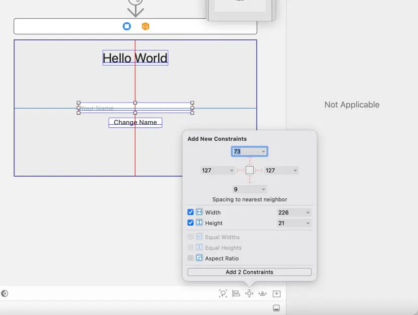 Fix width and height