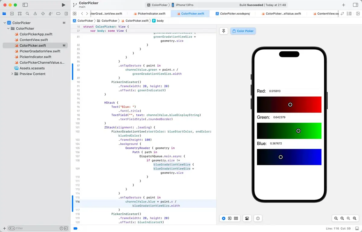 Running in live preview on Xcode