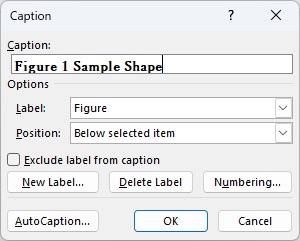 Set the number of figures to be inserted